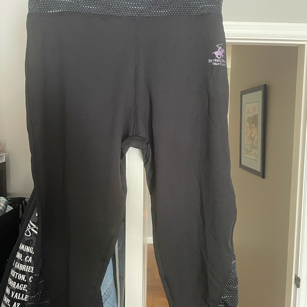 Beverly Hills polo club XL nwt workout capris